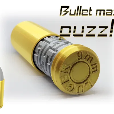 Mô hình câu đố viên đạn 9mm LUGER cập nhật