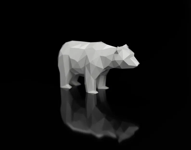 Gấu Low Poly - Image 2