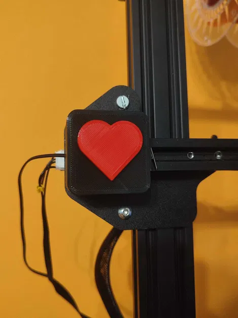 Vỏ máy Creality Ender 3 In Hình Trái Tim - Image 1