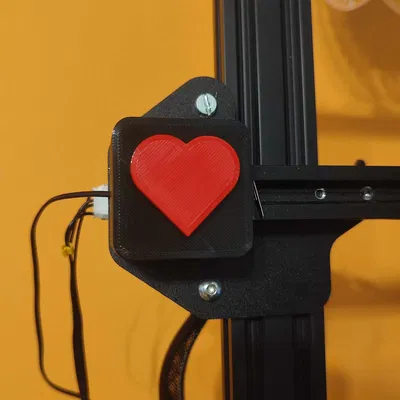 Vỏ máy Creality Ender 3 In Hình Trái Tim