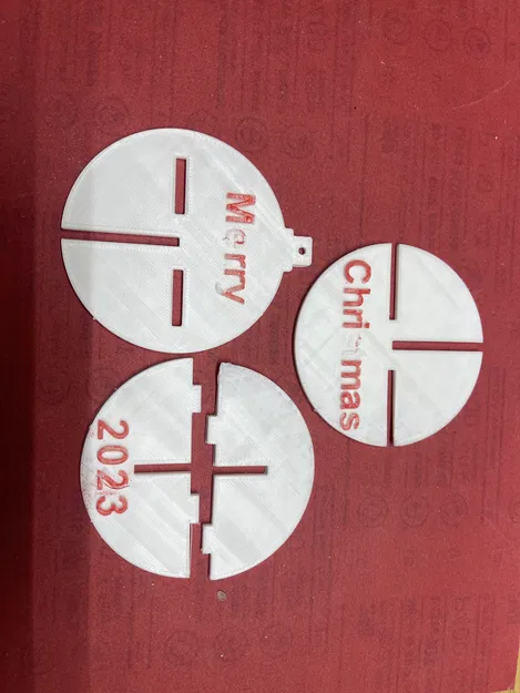 Móc Treo Trang Trí Giáng Sinh 3D - Image 2