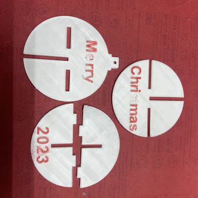 Móc Treo Trang Trí Giáng Sinh 3D