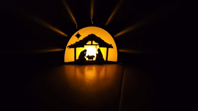 Mô hình Hang Đá Giáng Sinh Phát Sáng - Thumbnail 1