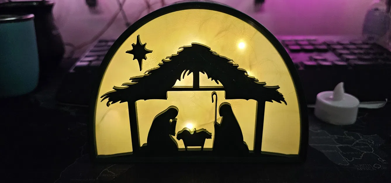 Mô hình Hang Đá Giáng Sinh Phát Sáng - Image 4