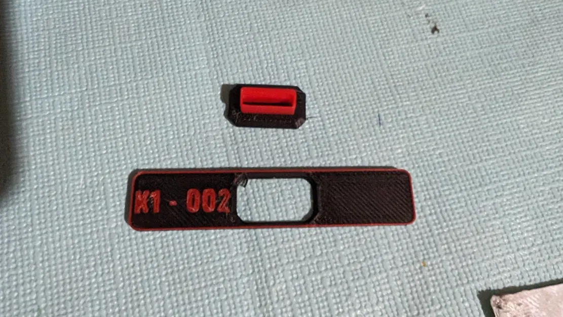 Tấm Biển Tên USB Creality K1 - Image 1