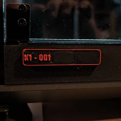 Tấm Biển Tên USB Creality K1