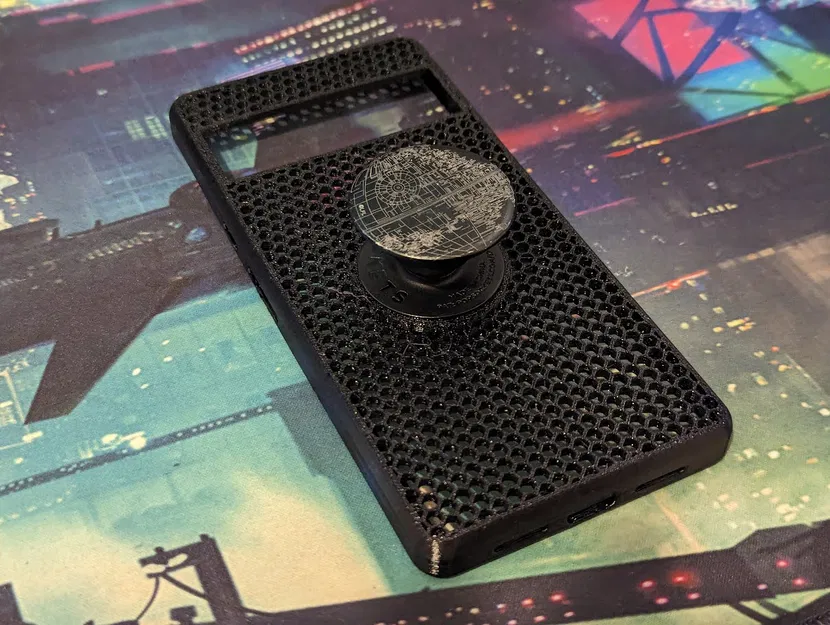 Ốp Lưng Pixel 6 Pro Hình Lục Giác Có Chỗ Gắn Popsocket - Image 3