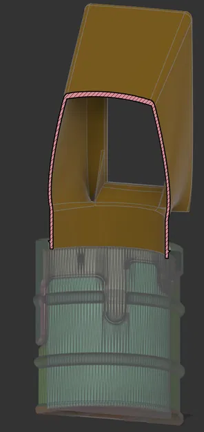 Ống Chuyển Rác Nam Châm Cho Drippy Drum XC1 - Image 3