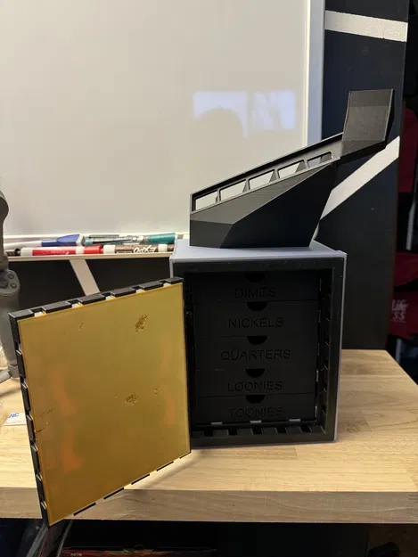 Hộp Chứa Tiền Xu Phân Loại CAD - Image 3