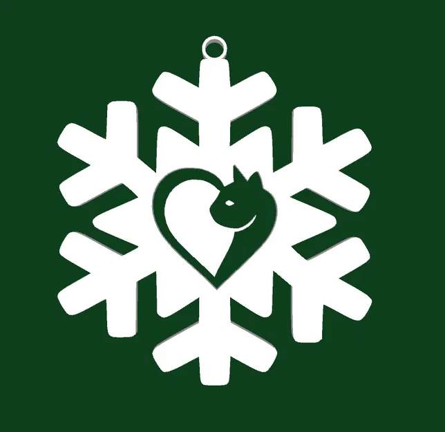 6 Bông Tuyết Mèo Trang Trí Cây Thông Noel - Image 4