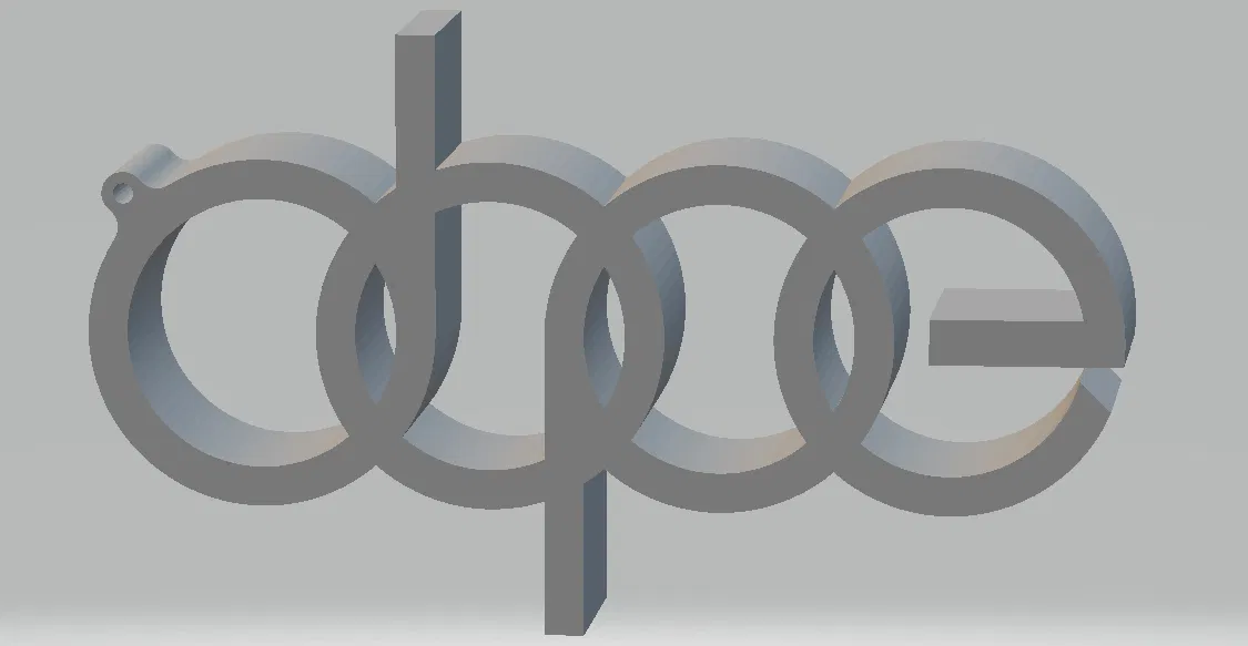 Móc khóa logo DOPE - Image 1