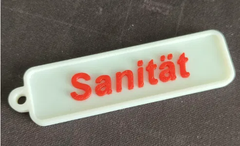 Móc Khóa Y Tế Sanität Schlüsselanhänger - Image 1