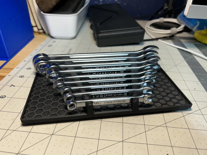 Khay Đựng Cờ Lê SAE Gridfinity 3x4 - Image 1