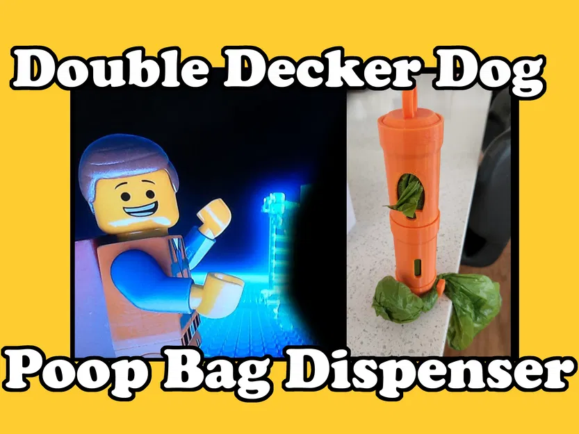 Hộp đựng túi đi vệ sinh cho chó 2 tầng - Image 1