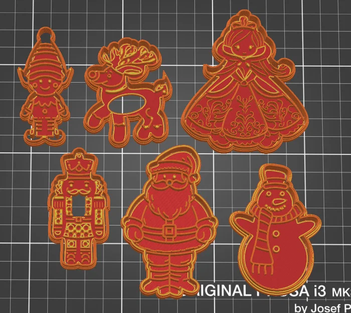 Khuôn cắt và stencil bánh quy Giáng Sinh - Bộ cờ vua! - Image 4
