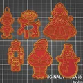 Khuôn cắt và stencil bánh quy Giáng Sinh - Bộ cờ vua! - Thumbnail 4