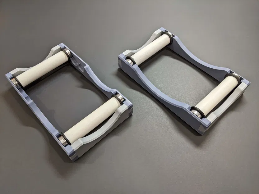 Giá Đỡ Cuộn Dây Filament Kiểu Con Lăn - In Dễ - Hai Kiểu - Chỉnh Được hoặc Cố Định - Image 1