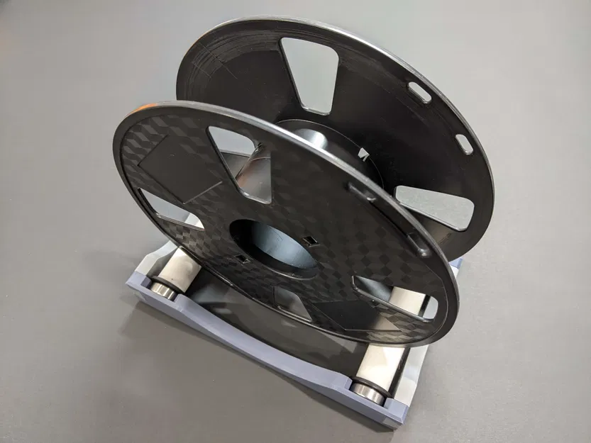 Giá Đỡ Cuộn Dây Filament Kiểu Con Lăn - In Dễ - Hai Kiểu - Chỉnh Được hoặc Cố Định - Image 2