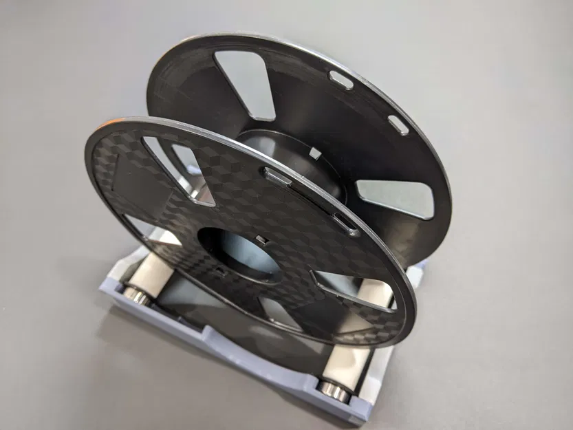 Giá Đỡ Cuộn Dây Filament Kiểu Con Lăn - In Dễ - Hai Kiểu - Chỉnh Được hoặc Cố Định - Image 3