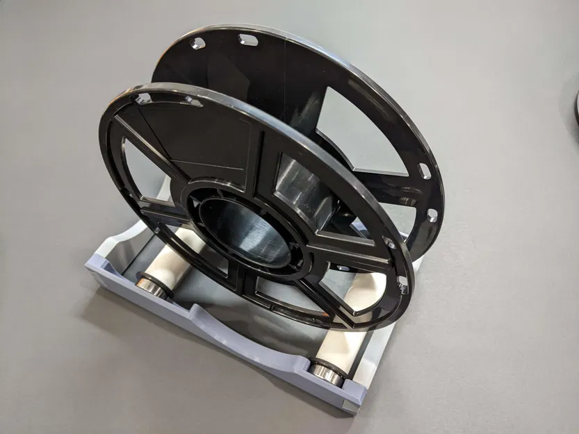 Giá Đỡ Cuộn Dây Filament Kiểu Con Lăn - In Dễ - Hai Kiểu - Chỉnh Được hoặc Cố Định - Image 4