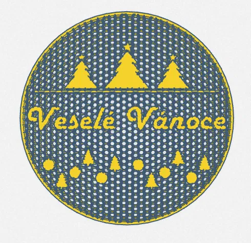 Coaster Giáng Sinh CZ, SK, EN - Image 2