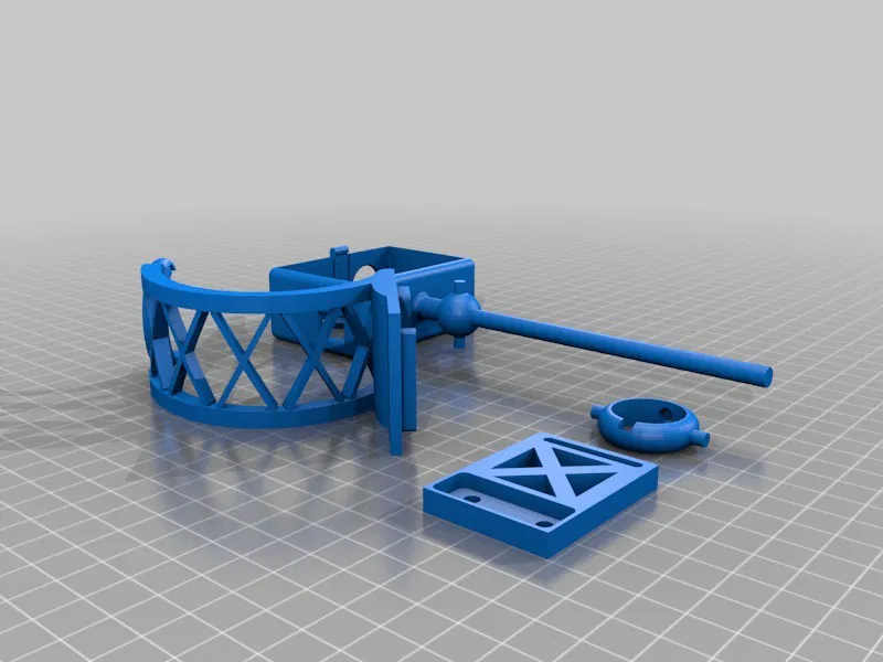 Khung Gắn DJI GoPro Steadicam 3D In - Image 1