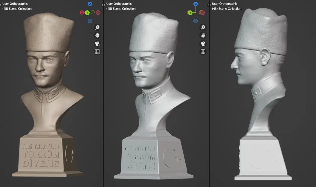 Tượng Bán Thân Ataturk - Image 1