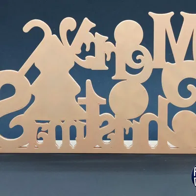 Trang Trí Bàn Merry Christmas