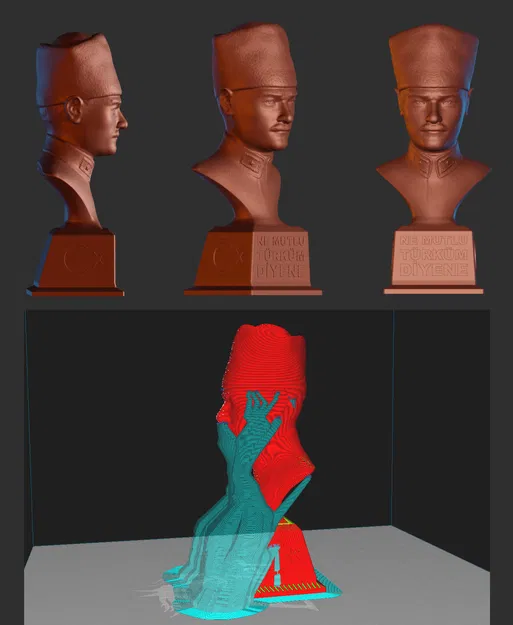 Tượng Bán Thân Ataturk - Image 2