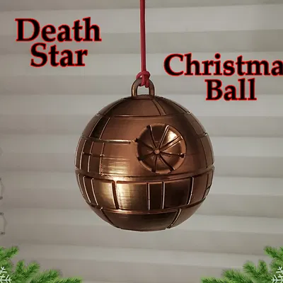 Quả Cầu Giáng Sinh Siêu Sao Tử Thần Đơn Giản