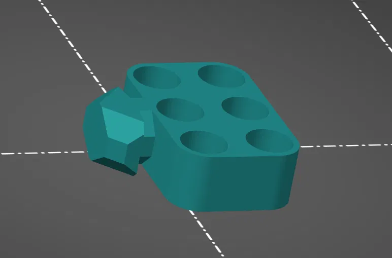 Chân đế giữ 6 đầu phun Nozzle - Image 1