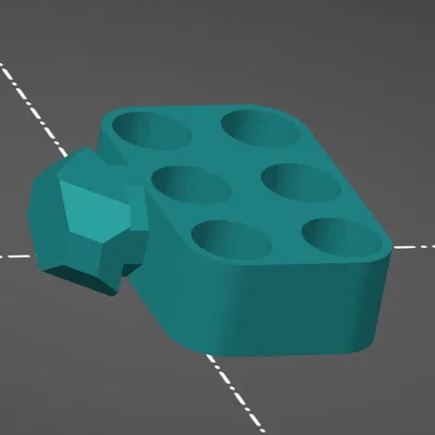 Chân đế giữ 6 đầu phun Nozzle