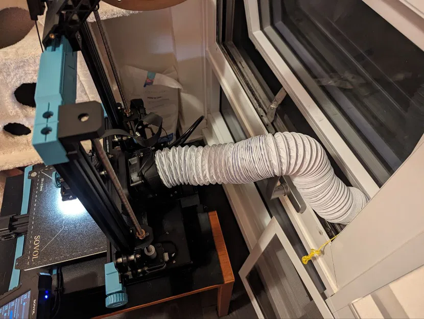 Bộ chuyển đổi ống dẫn 3" cho quạt phụ Sovol SV07 - Image 1