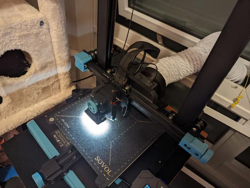 Bộ chuyển đổi ống dẫn 3" cho quạt phụ Sovol SV07 - Image 2