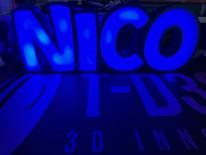 Đèn Tên LED NICO - Image 2