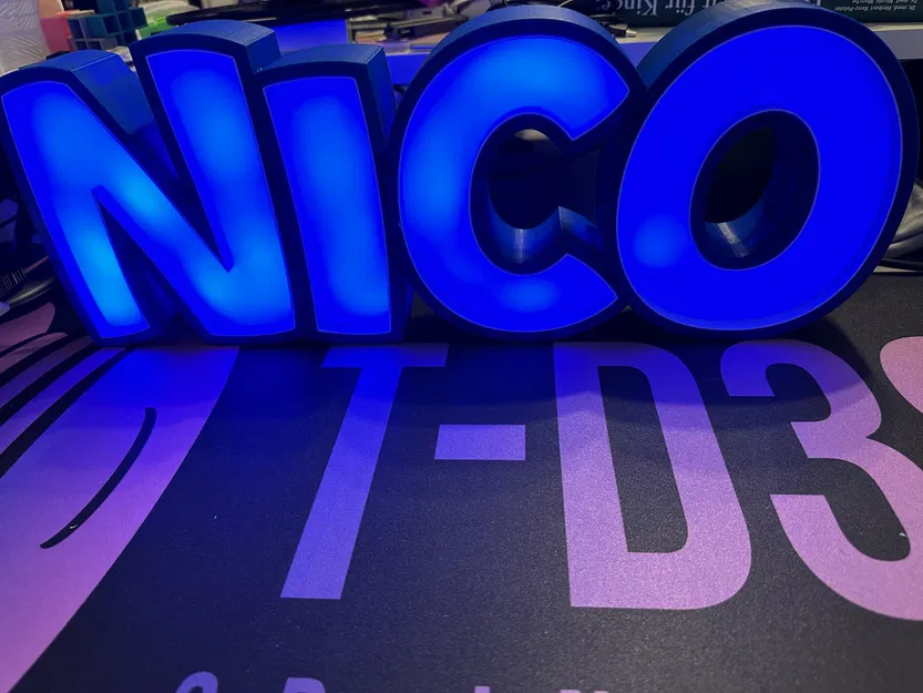 Đèn Tên LED NICO - Image 3