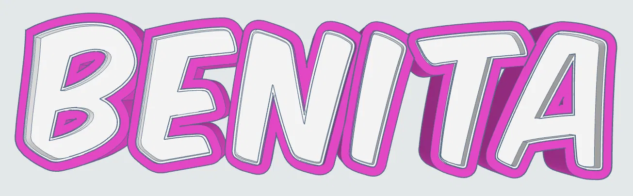 Đèn LED Tên "BENITA" - Image 1