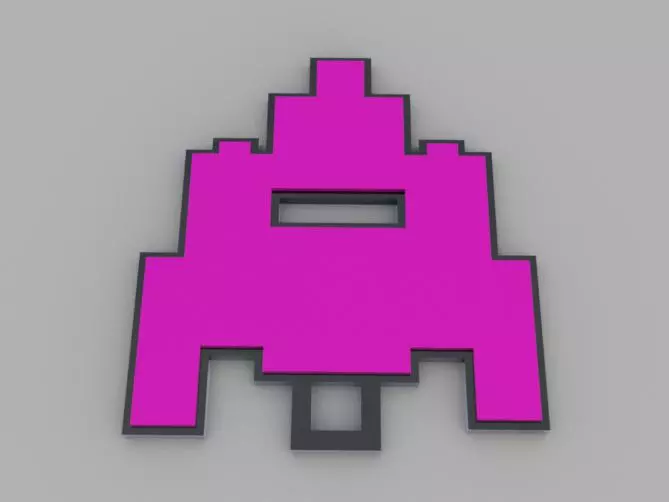 Móc Khóa Space Invaders / Space Invaders Keychains - Image 4