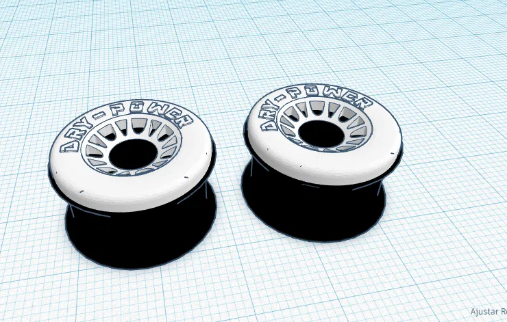 NÚT TAI HÌNH BÁNH XE LONGBOARD/SKATE 20MM - Image 1