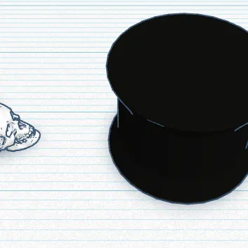 BÔNG TAI HÌNH ĐẦU LÂU LÂU 15MM