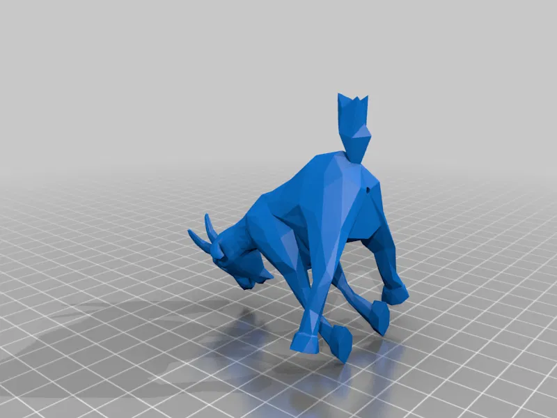 Mô hình Dê Low Poly - Image 2