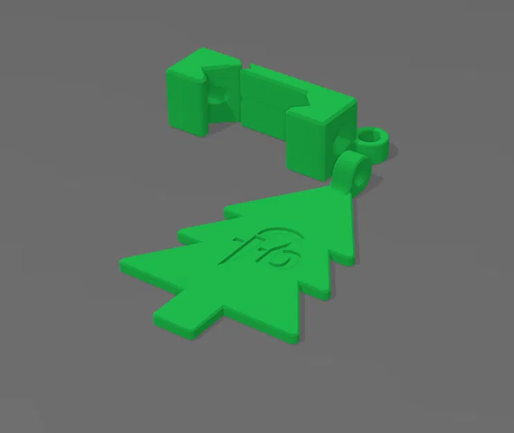 Charm Cây Thông Noel Gắn Ray Picatinny - Image 1