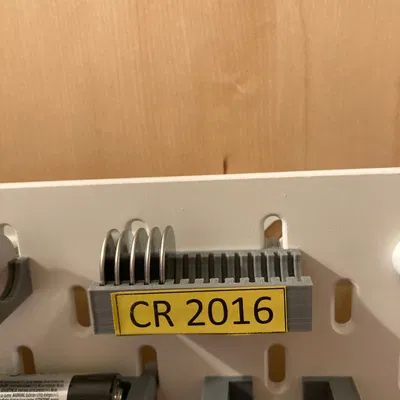 Giá Đỡ Pin CR2016 Cho Ikea Skadis