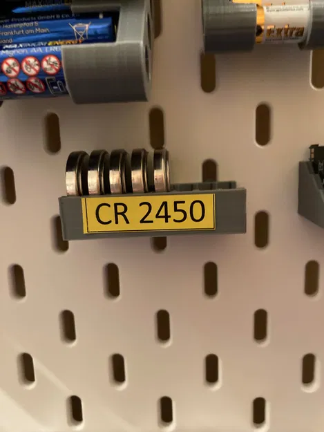 Giá pin CR2450 cho Ikea Skadis - Image 1