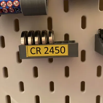 Giá pin CR2450 cho Ikea Skadis