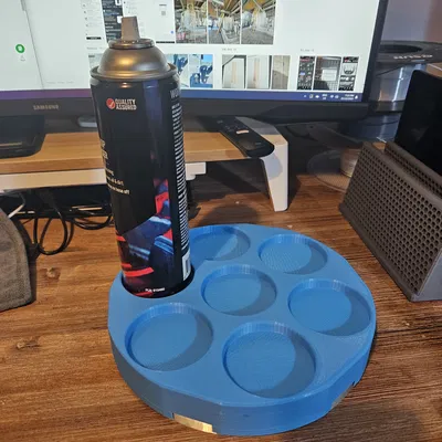 Đế Xoay "Lazy Susan" Cho Bình Xịt/Hóa Chất