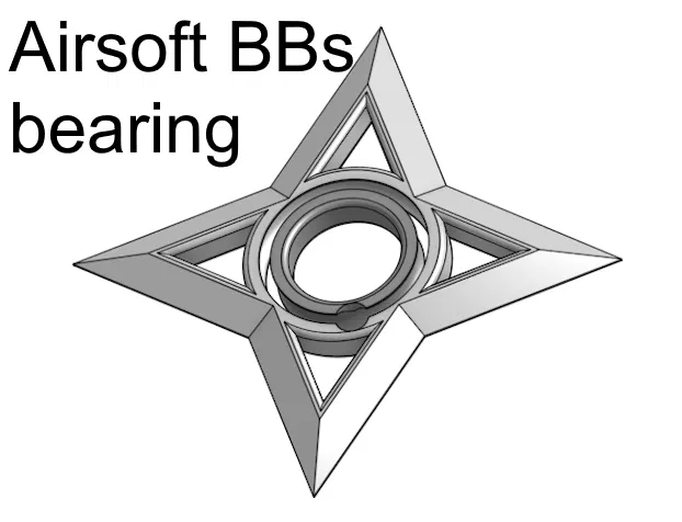 Shuriken Fidget Spinner - Đồ Chơi Con Quay Ninja - Image 1