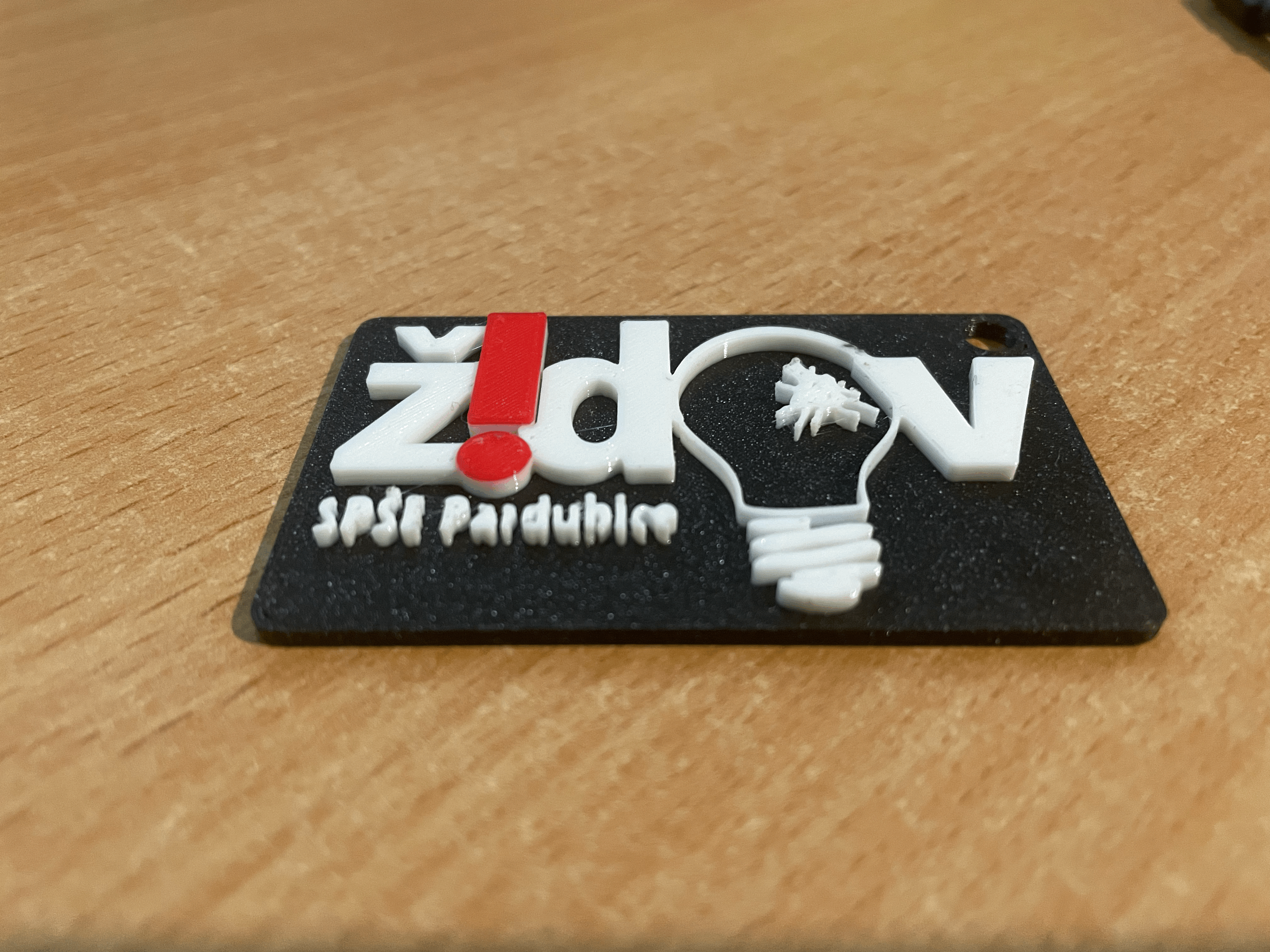 Móc Khóa Logo ŽIDOV SPŠE Pardubice - Image 2