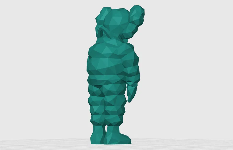 Móc Khóa KAWS Low-Poly - Image 1