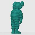 Móc Khóa KAWS Low-Poly - Thumbnail 1